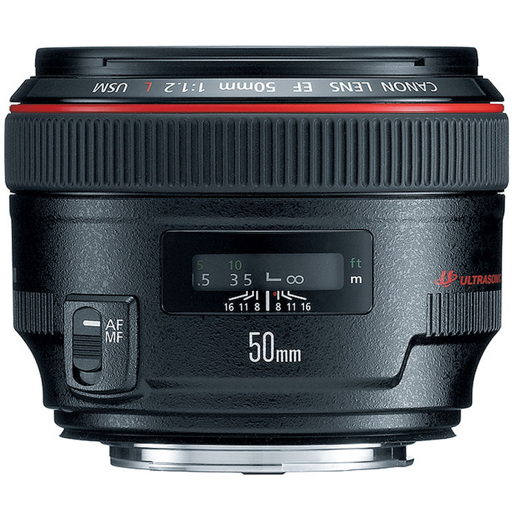 Canon EF 50mm f/1.2L USM Autofocus Lens