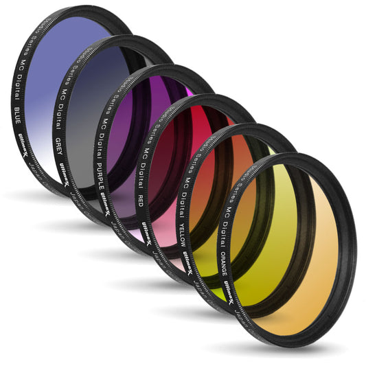 ULTIMAXX 6pc Gradual Color Filter Set 37mm