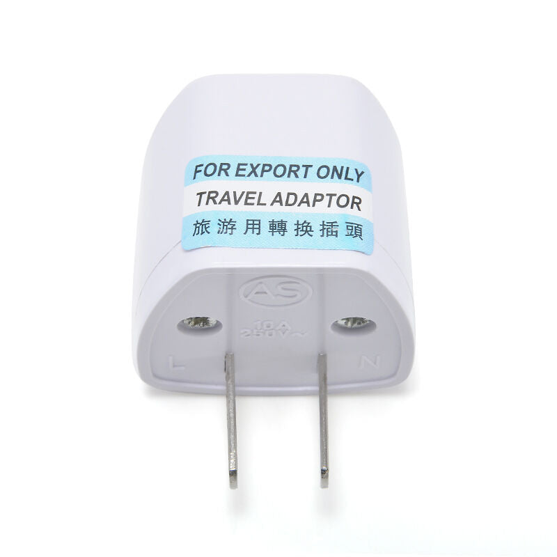 Universal EU UK AU To USA - AC Travel Power Plug Adapter Converter