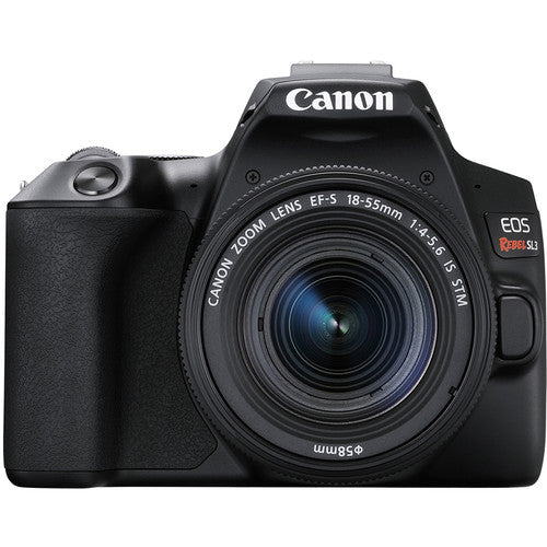 Canon EOS Rebel SL3 DSLR Camera w/ EF-S 18-55mm f/4-5.6 IS STM Lens (Black)