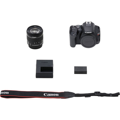 Canon EOS Rebel SL3 DSLR Camera w/ EF-S 18-55mm f/4-5.6 IS STM Lens (Black)