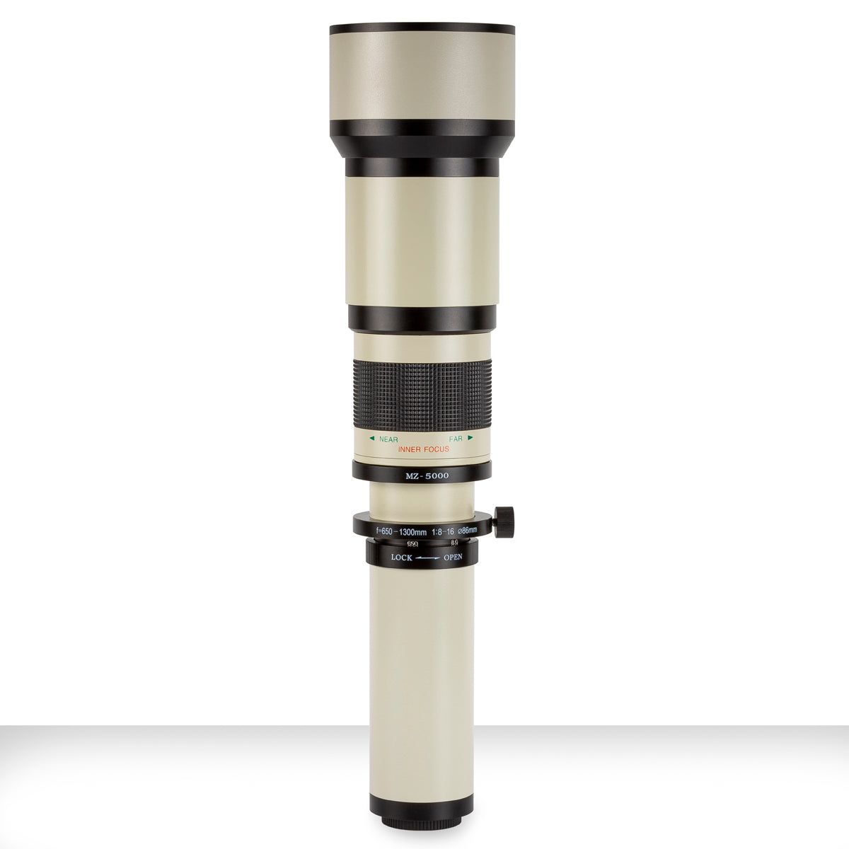 ULTIMAXX 650-1300mm Manual Zoom Lens - White