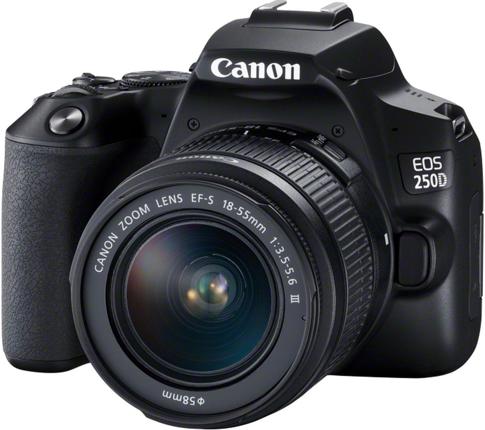 Canon EOS 250D Black + EF-S 18-55mm f/3.5-5.6 III Lens