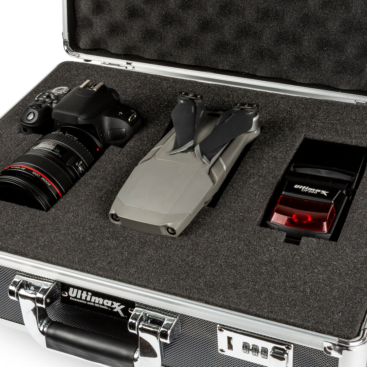ULTIMAXX Hard Aluminum Case with Combo Lock