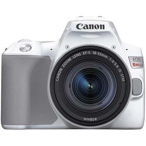 Canon EOS Rebel SL3 DSLR Camera w/ EF-S 18-55mm f/4-5.6 IS STM Lens (White)
