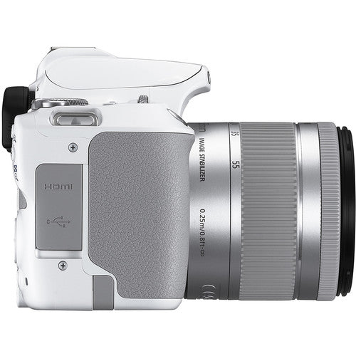 Canon EOS Rebel SL3 DSLR Camera w/ EF-S 18-55mm f/4-5.6 IS STM Lens (White)
