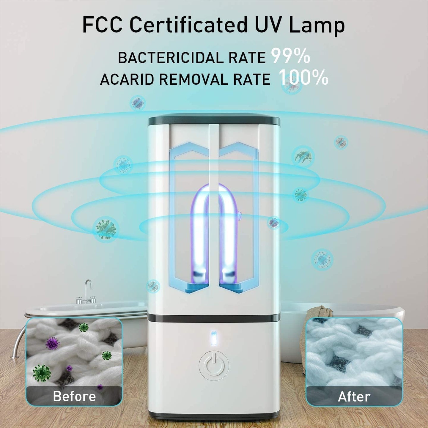 Ultimaxx Mini Portable UV Disinfecting Lamp