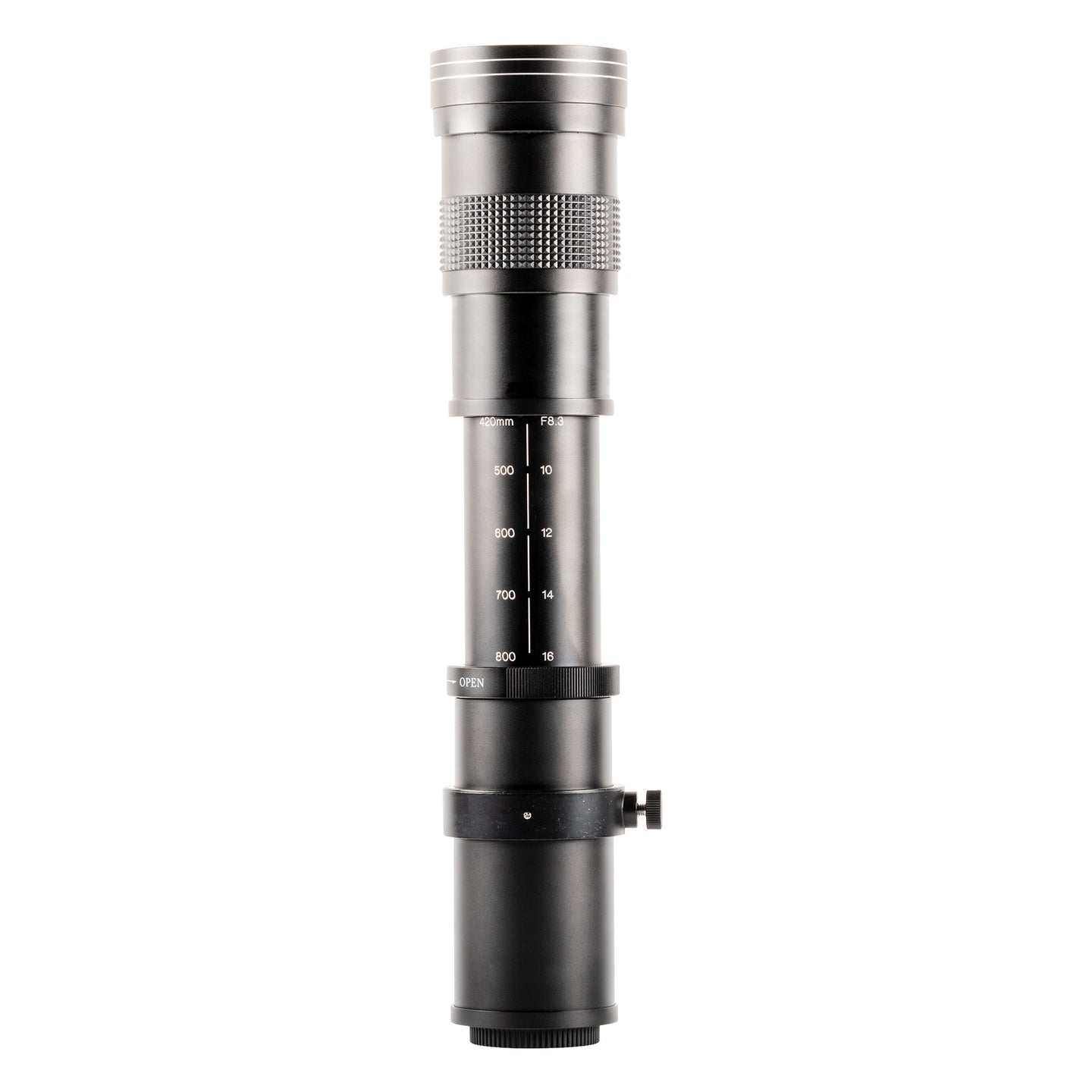 Ultimaxx 420-800mm f/8.3-16 Super HD Manual Telephoto Zoom Lens - Black