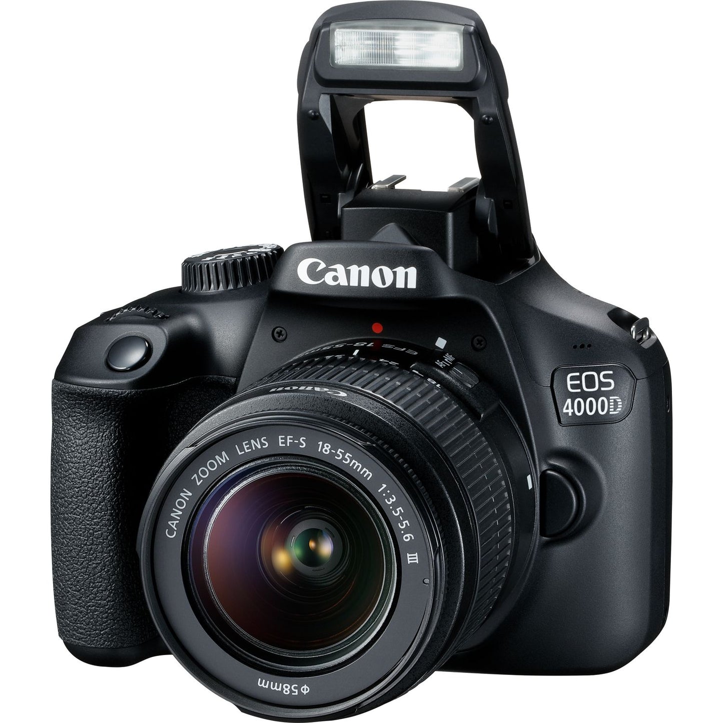 Canon EOS 4000D with EF-S 18-55mm f/3.5-5.6 III (WHITE BOX) with Starter Accessory Bundle - Includes: SanDisk Ultra 32GB SDHC Memory Card (UHS-I / Class 10), High Speed Memory Card Reader & MORE