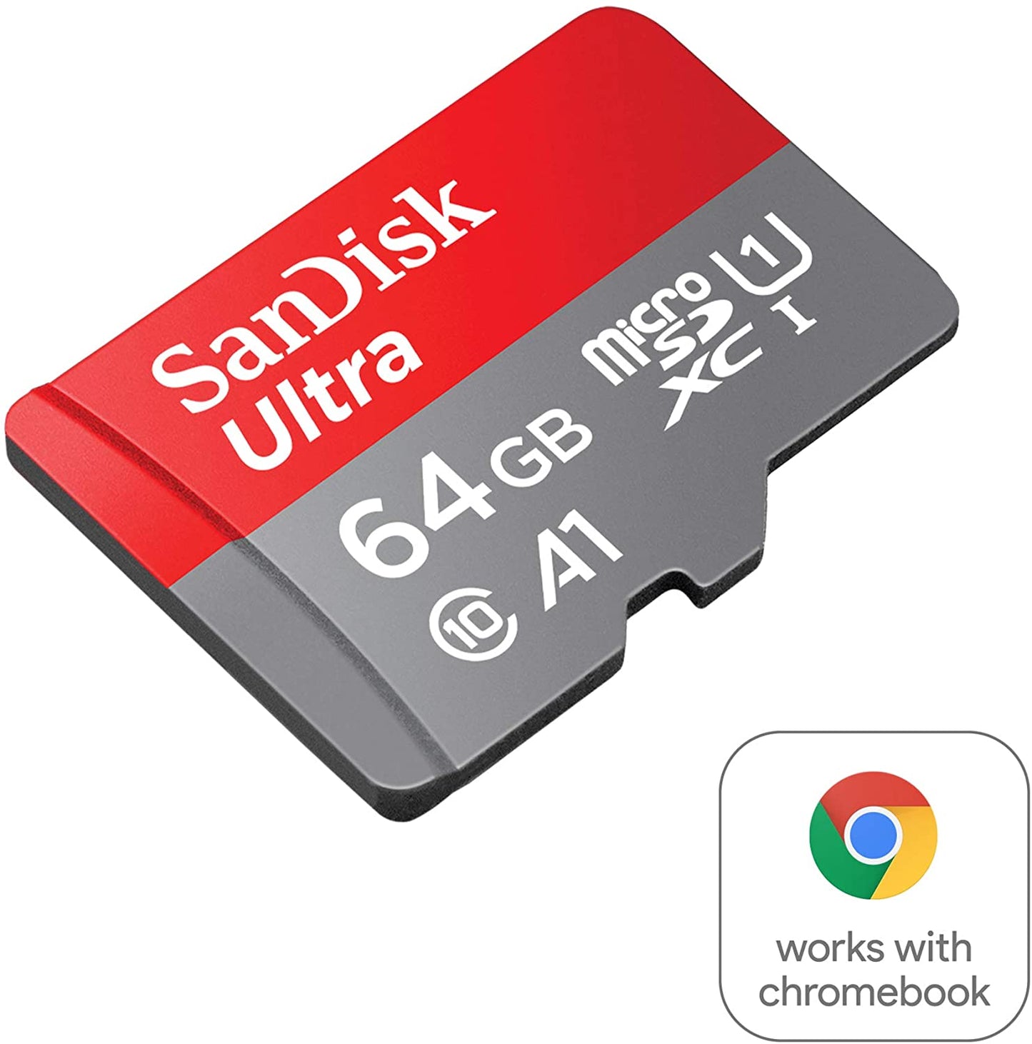 SanDisk 64GB Ultra microSD UHS-I SDXC Memory Card with Adapter - 120MB/s, C10, U1, Full HD, A1, Micro SD Card - SDSQUA4-064G-GN6MA