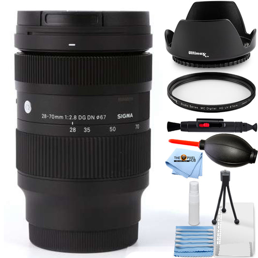 Sigma 28-70mm f/2.8 DG DN Contemporary Lens for Sony E Bundle