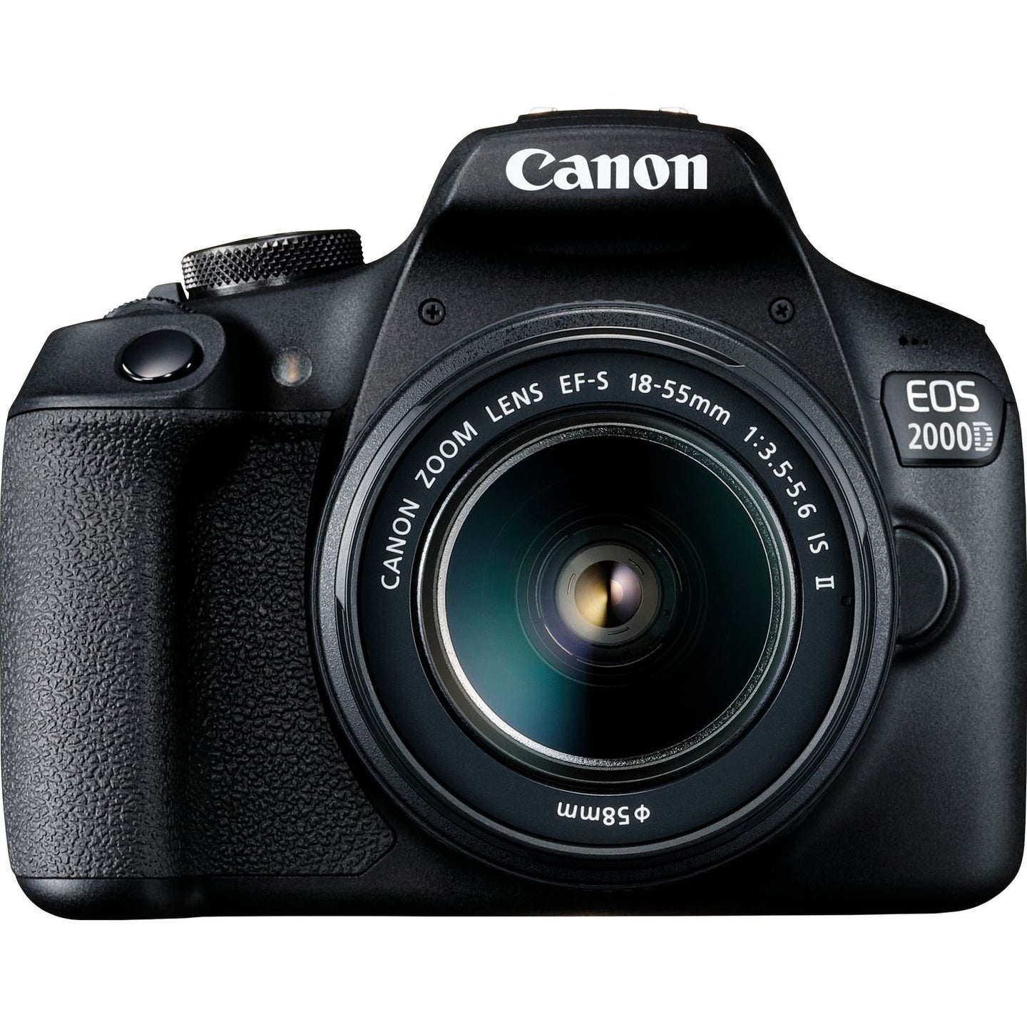 Canon EOS 2000D with EF-S 18-55mm f/3.5-5.6 IS II Lens with Starter Accessory Bundle: SanDisk Ultra 64GB SDXC, Digital Flash, Extended Life Replacement Battery, Water Resistant Gadget Bag & More
