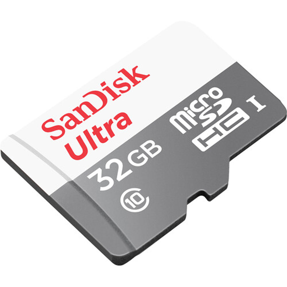 SanDisk Ultra microSD 32GB (SDHC UHS-I Class 10 100 MB/s) Memory Card [NO ADAPTER]