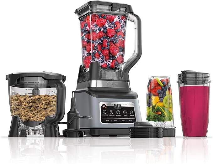 Ninja Professional Plus Kitchen System Blender and 8-Cup Food Processor with Auto-iQ
