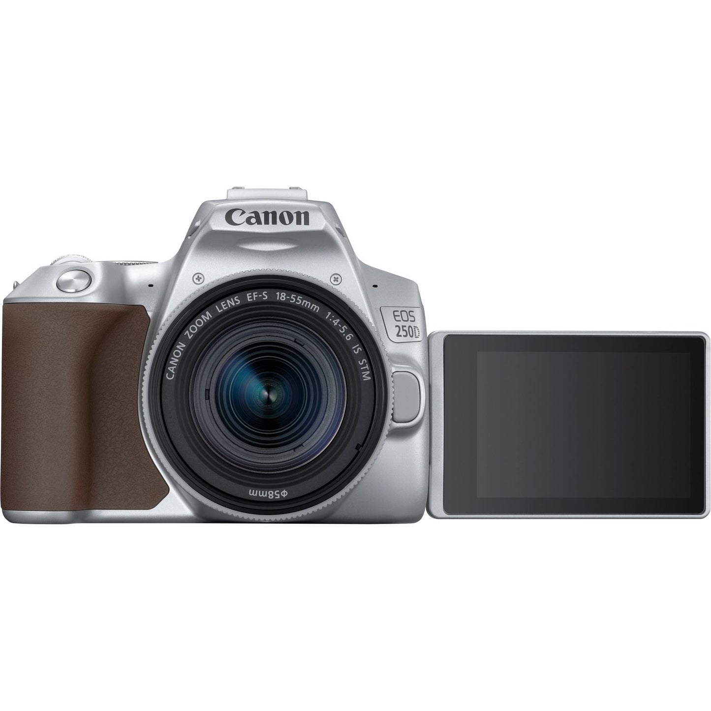 Canon EOS 250D + EF-S 18-55mm f/4-5.6 IS STM Lens (Silver)