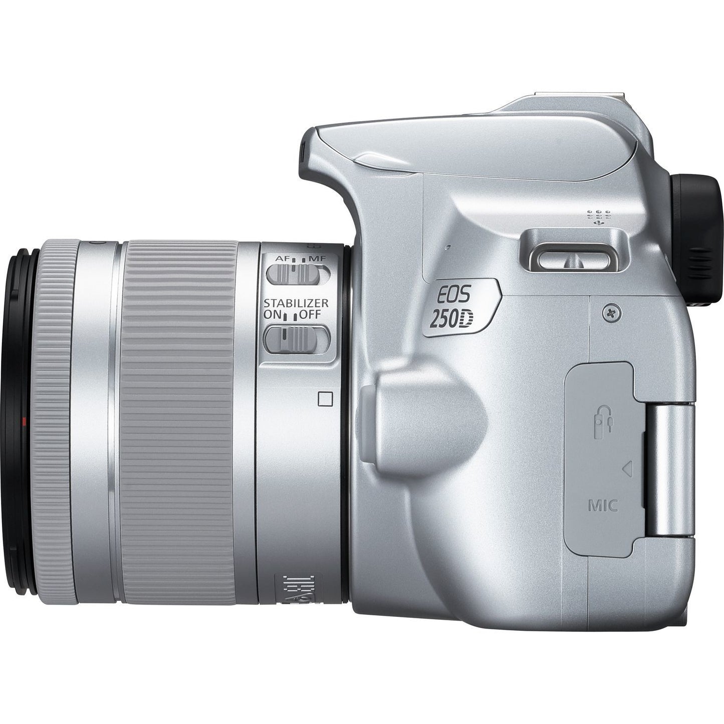 Canon EOS 250D + EF-S 18-55mm f/4-5.6 IS STM Lens (Silver)