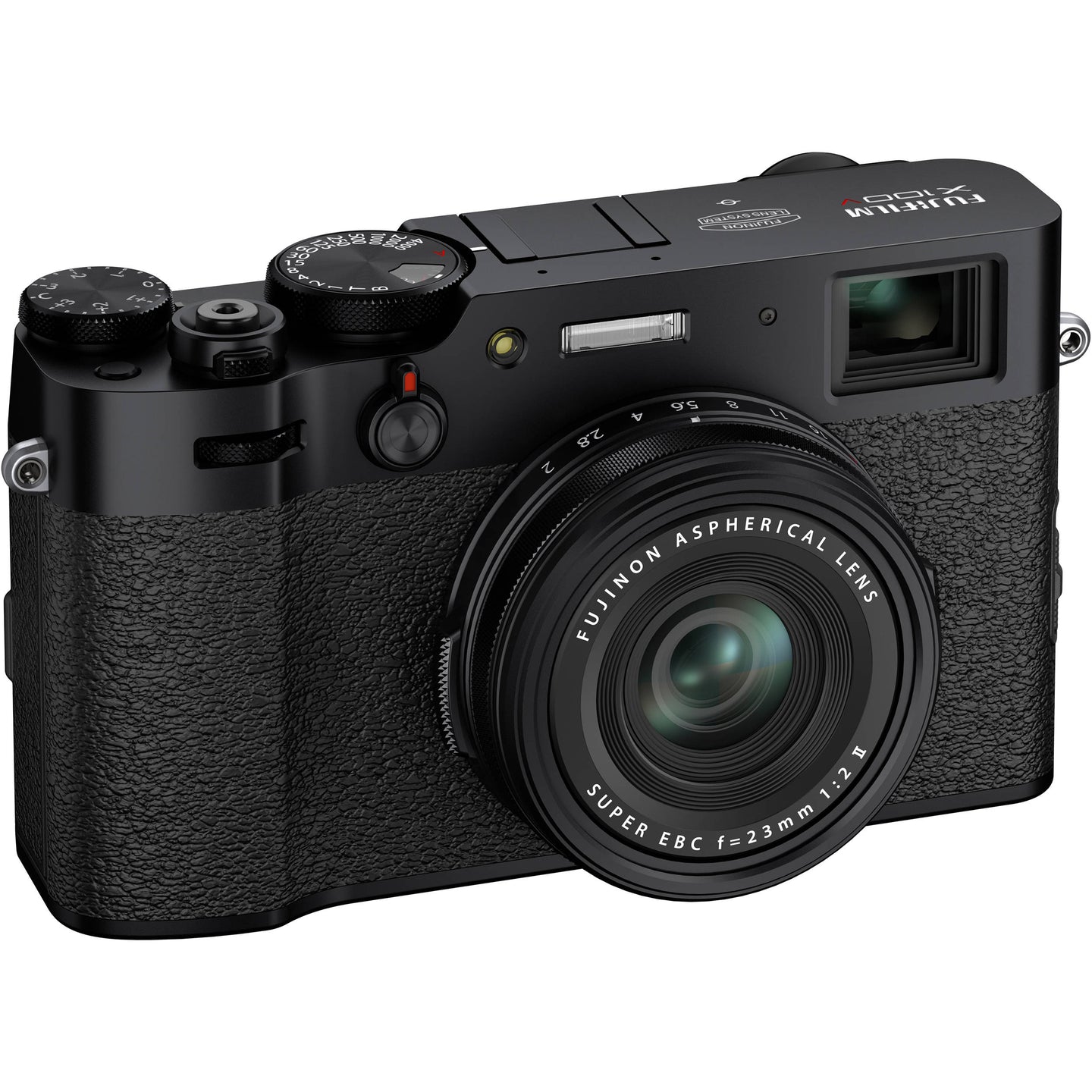 FUJIFILM X100V Digital Camera (Black) with Advanced Accessory Bundle: SanDisk 64GB Ultra SDXC, Portable Mini Metal Camera Dolly, Spare Battery & Much More (23pc Bundle)