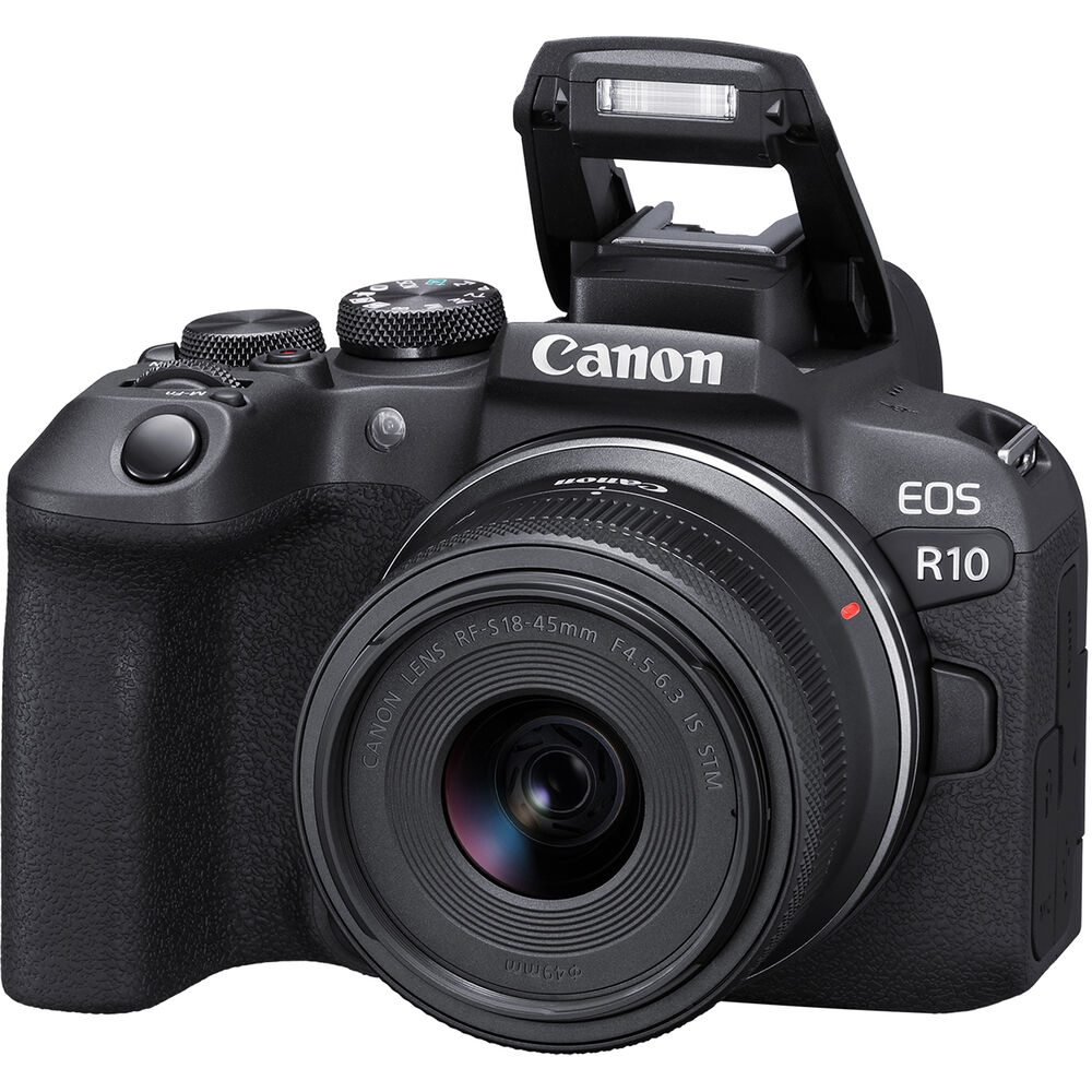 Canon EOS R10 Mirrorless Camera with RF-S 18-45mm f/4.5-6.3 IS STM Lens