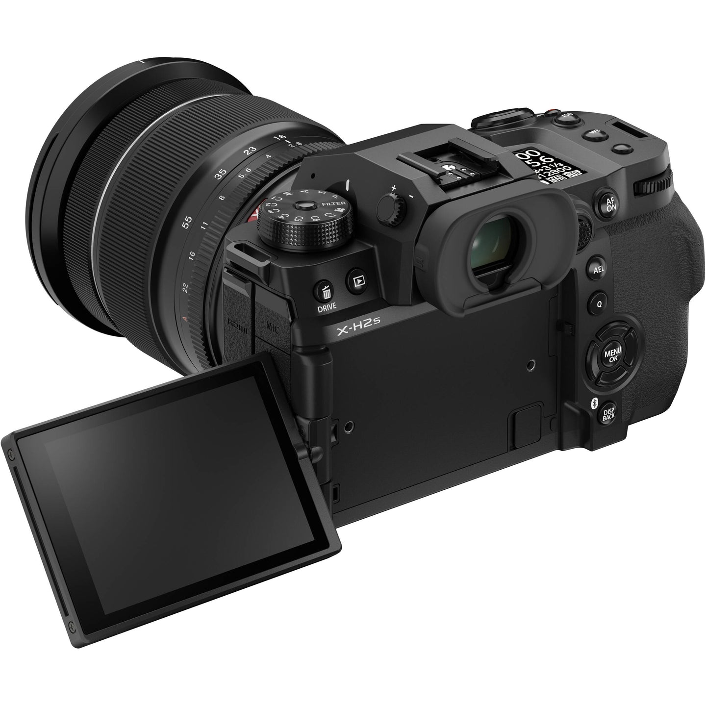 Ultimaxx Starter Bundle + FUJIFILM X-H2S Mirrorless Camera (Body Only) + SanDisk 64GB Ultra Memory Card, Water-Resistant Sling Backpack, 1x Spare Battery & More (25pc Bundle)