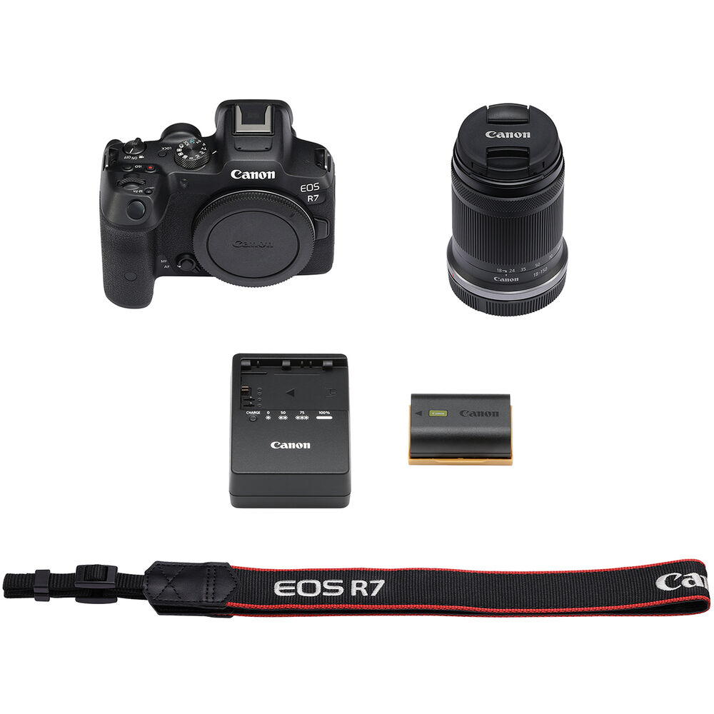 Canon EOS R7 Mirrorless Camera with RF-S 18-150mm f/3.5-6.3 IS STM Lens