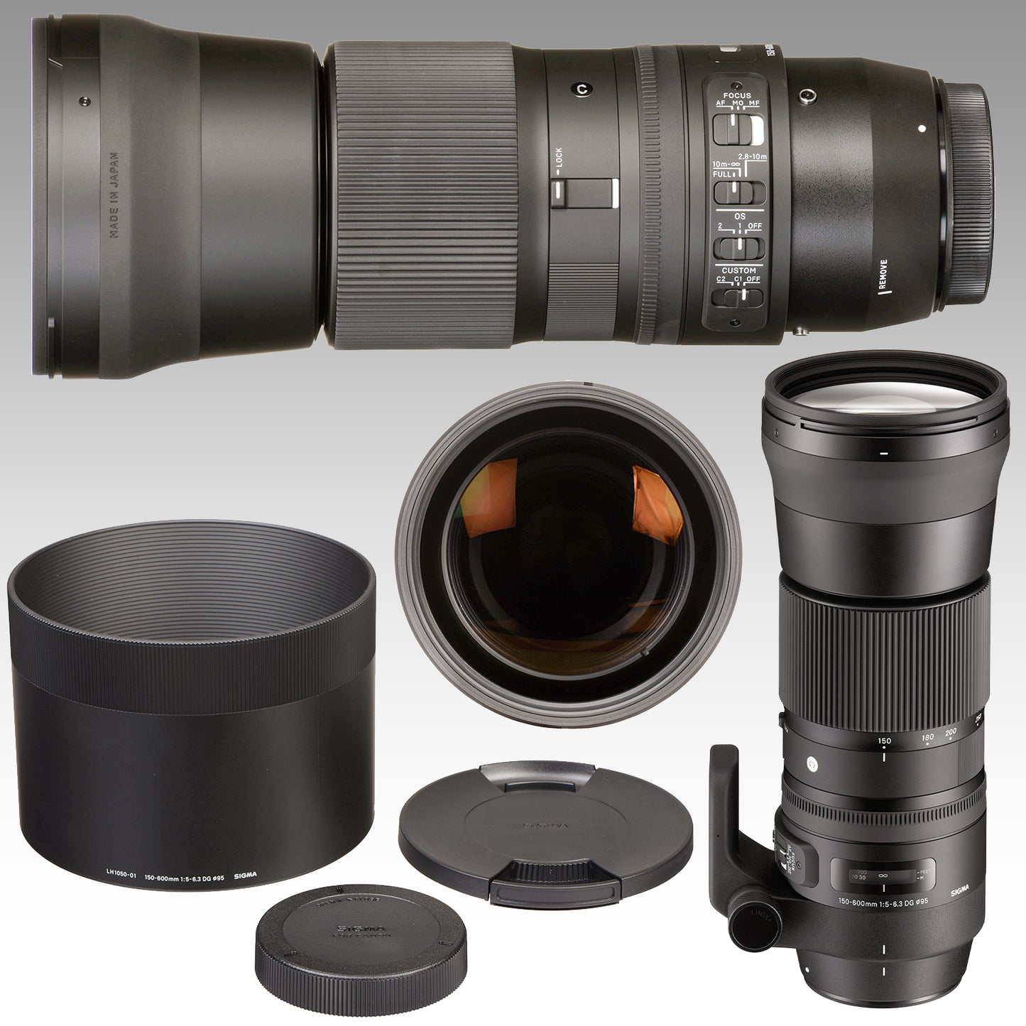 Ultimaxx Starter Sigma 150-600mm f/5-6.3 Lens Bundle (F-Mount) - Includes: Protective UV Filter, Lightweight 48? Monopod, Universal Lens Cap Keeper & More (12pc Bundle)