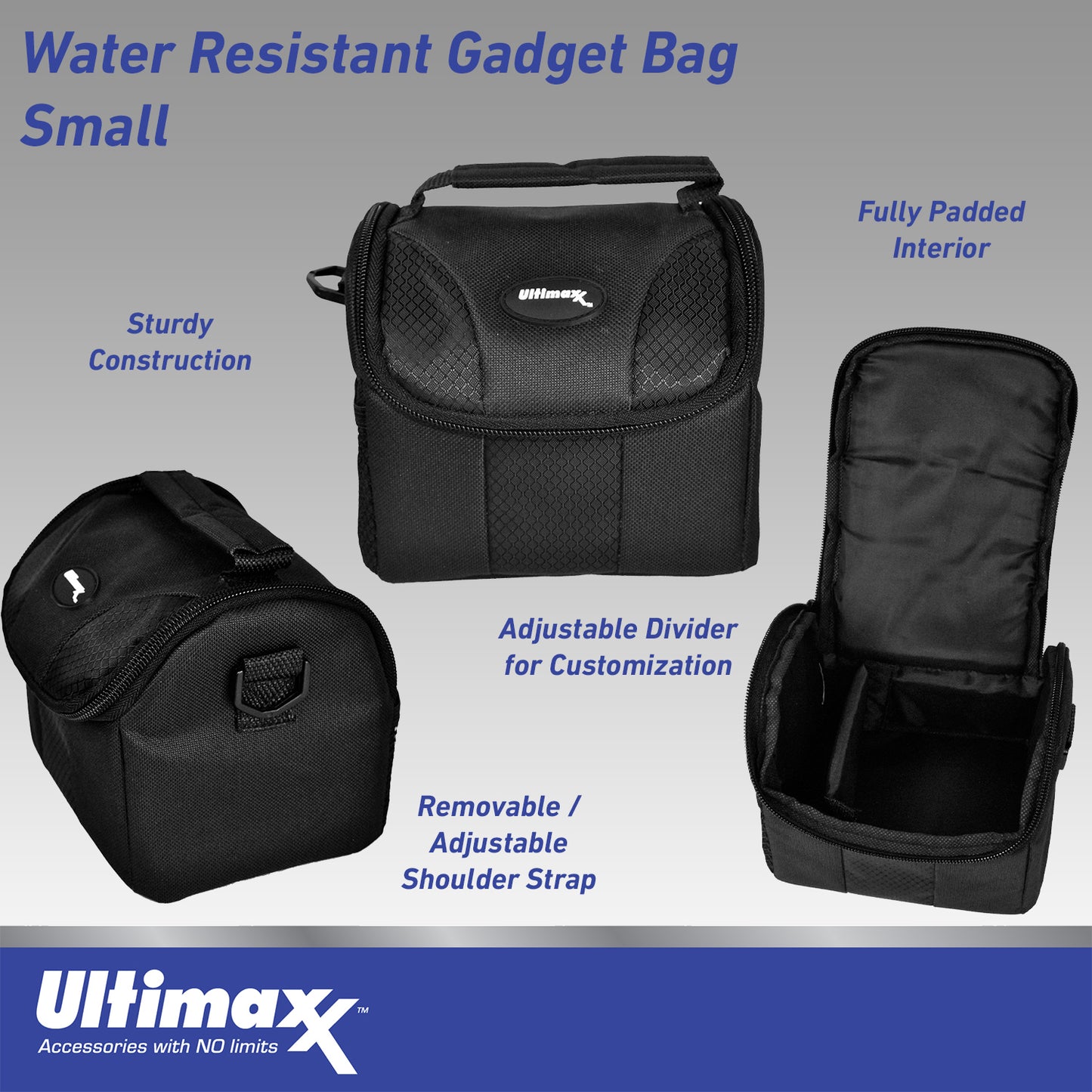 Ultimaxx Starter GoPro HERO11 Black Mini Bundle - Includes: 64GB Ultra MicroSDXC, Wrist & Head Straps with Action Camera Mounts, Water-Resistant Gadget Bag & More (15pc Bundle)
