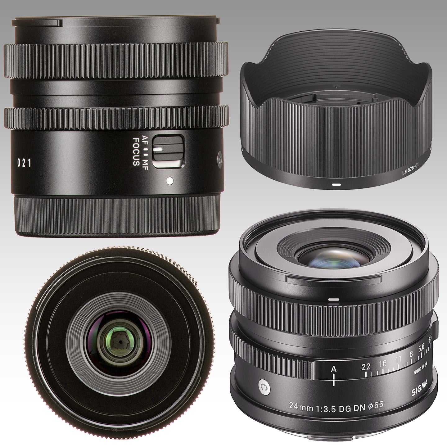 Ultimaxx Advanced Sigma 24mm f/3.5 Contemporary Lens Bundle (E-Mount) - Includes: 2.2x Telephoto Lens Attachment, 3PC Protective Filter Kit (UV, CPL, FLD) & More (19pc Bundle)