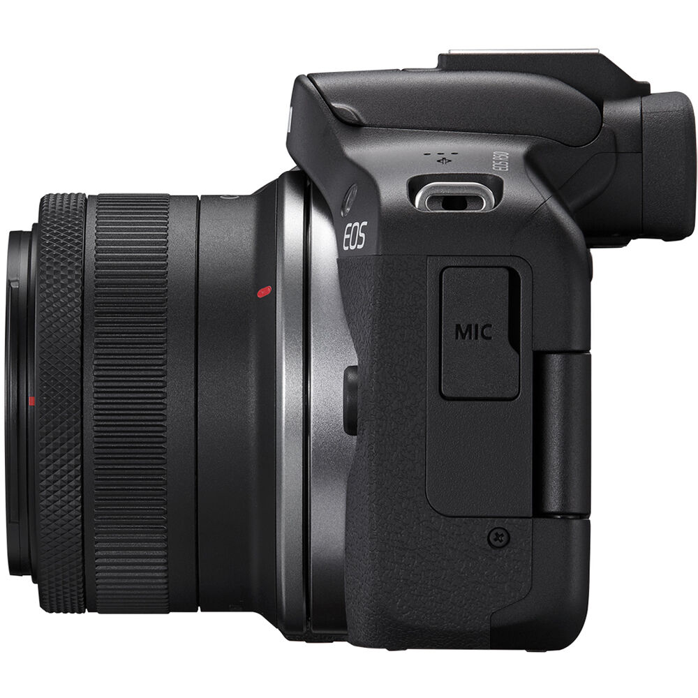 Canon EOS R50 Mirrorless Camera w/ 18-45mm and 55-210mm Lenses (Black)