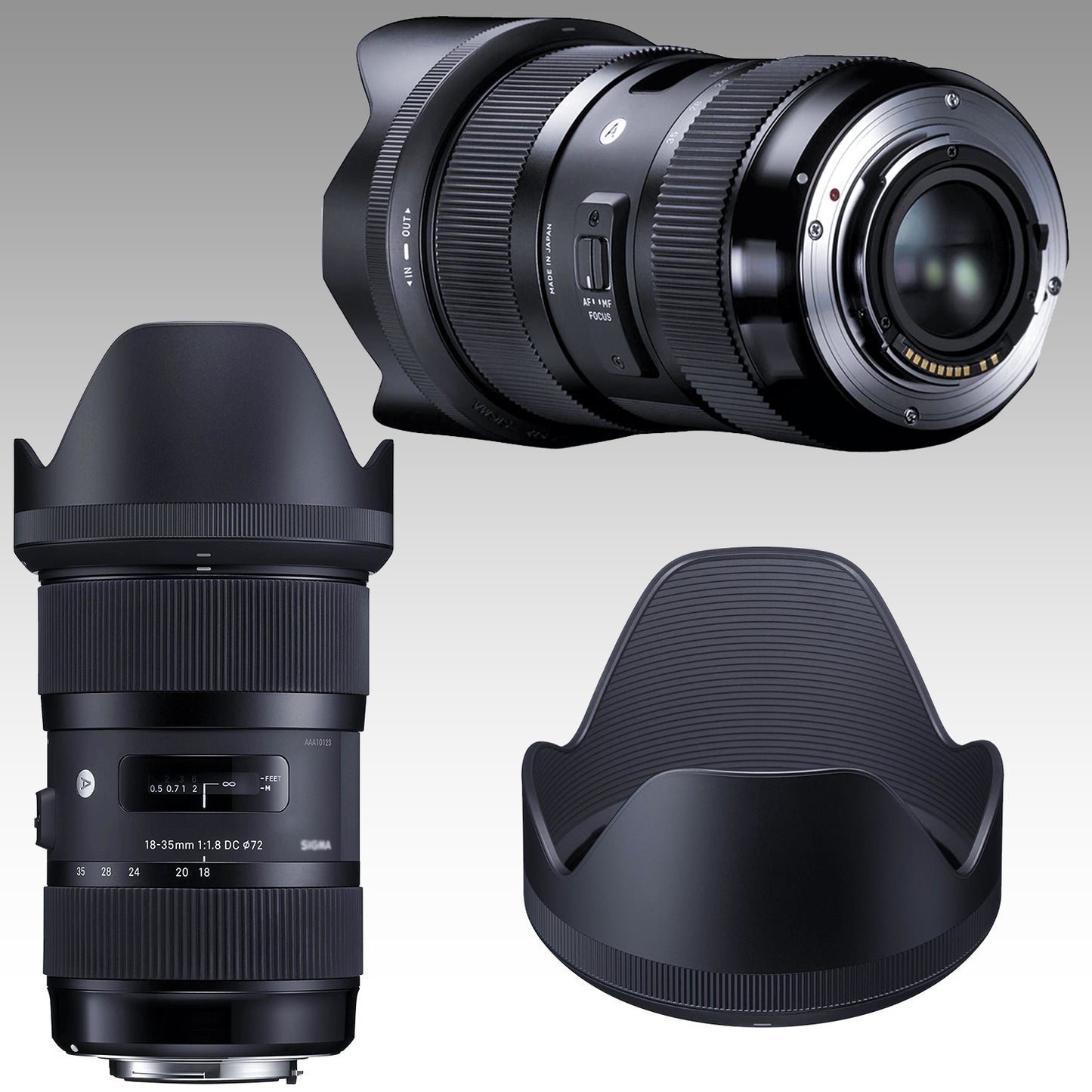 Ultimaxx Advanced Sigma 18-35mm f/1.8 DC HSM Art Lens Bundle (EF Mount) - Includes: Protective UV Filter, 2.2x Telephoto Zoom Lens Attachment & Much More (16pc Bundle)