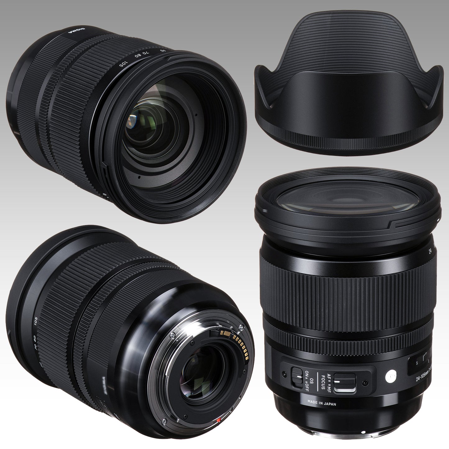 Ultimaxx Essential Sigma 24-105mm f/4 DG OS HSM Art Lens Bundle (F-Mount) - Includes: Protective UV Filter, 4PC Macro Close-Up Filter Kit & More (14pc Bundle)