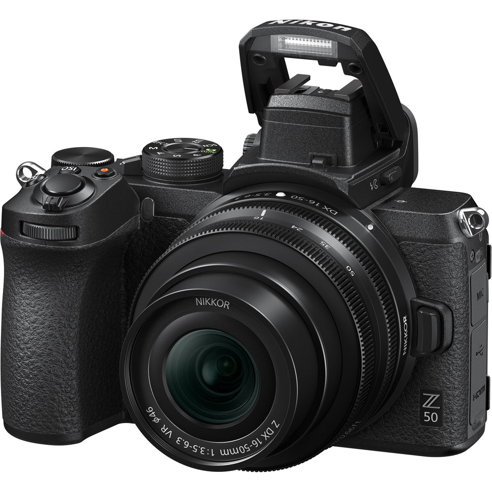 Nikon Z50 Mirrorless Digital Camera with NIKKOR Z DX 16-50mm f/3.5-6.3 VR and NIKKOR Z DX 50-250mm f/4.5-6.3 VR Lenses