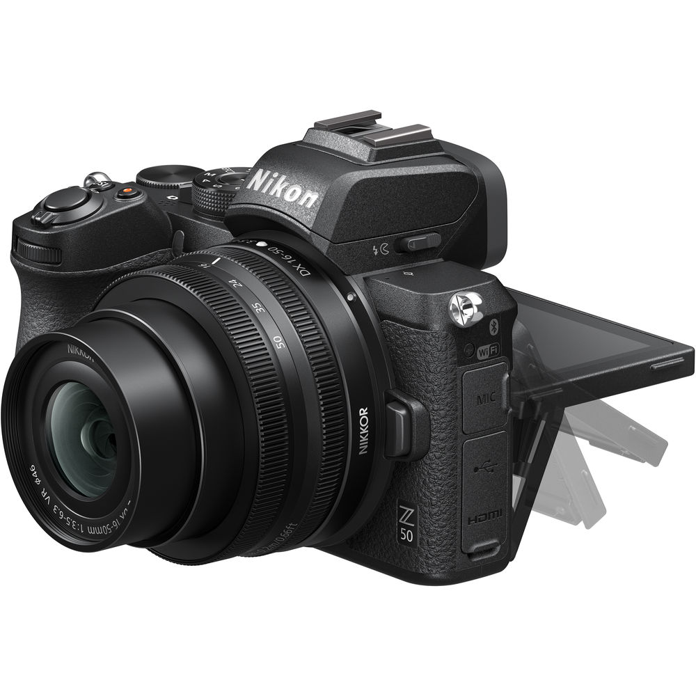 Nikon Z50 Mirrorless Digital Camera with NIKKOR Z DX 16-50mm f/3.5-6.3 VR and NIKKOR Z DX 50-250mm f/4.5-6.3 VR Lenses