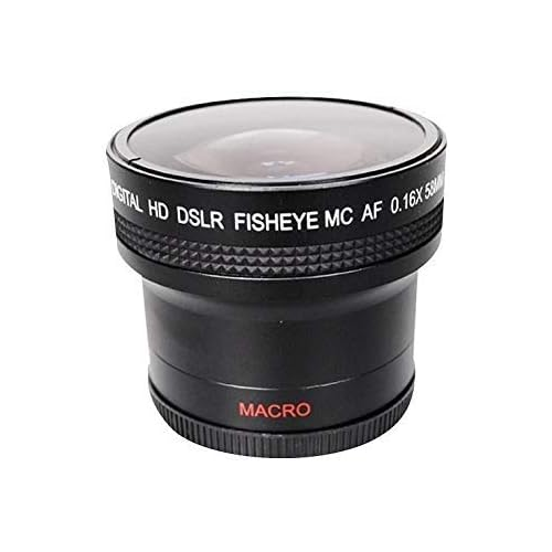 Ultimaxx Fisheye Wide-Angle Lens with Macro 0.16x - 58mm