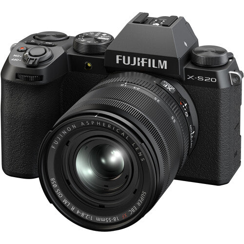 FUJIFILM X-S20 Mirrorless Camera with 18-55mm Lens (Black)
