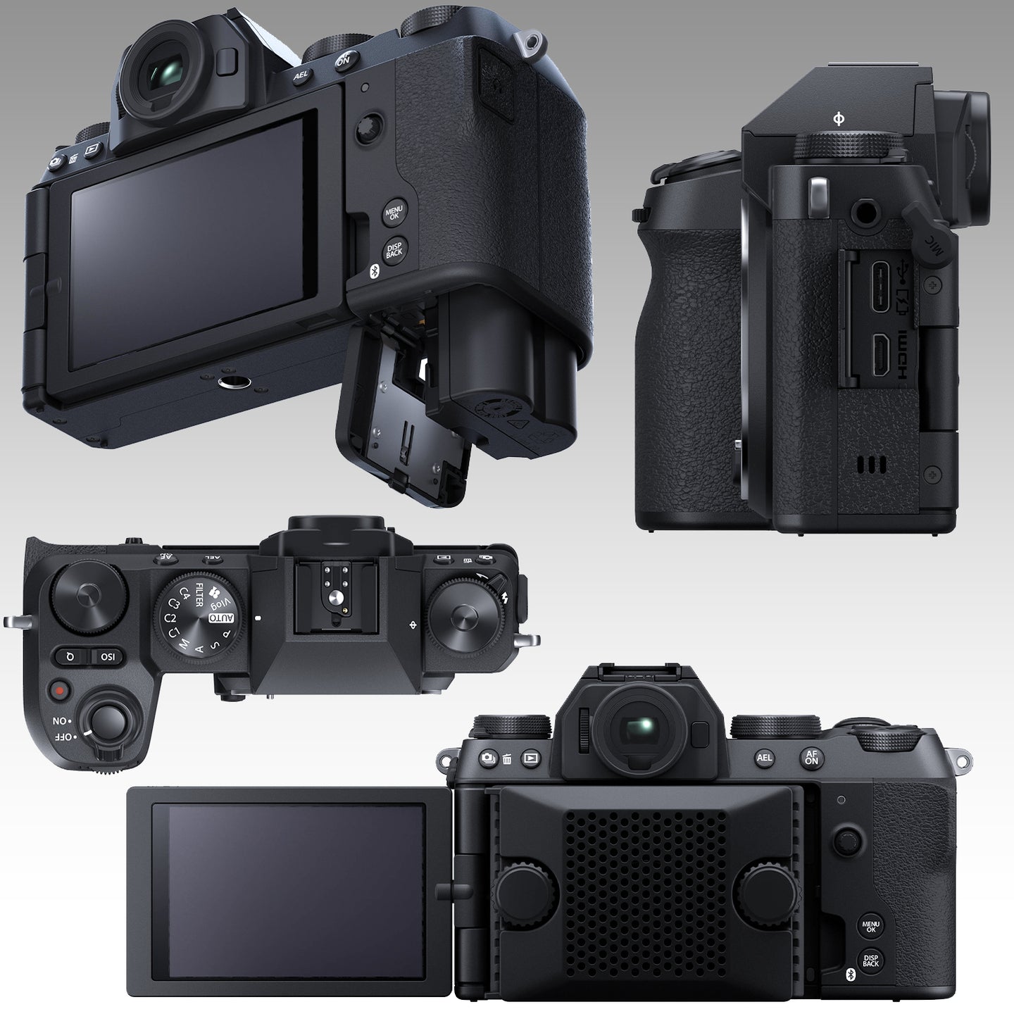 Ultimaxx Advanced FUJIFILM X-S20 Mirrorless Camera Bundle (Black - Body Only) - Includes: 128GB Extreme Memory Card, Replacement Battery & Much More (24pc Bundle)