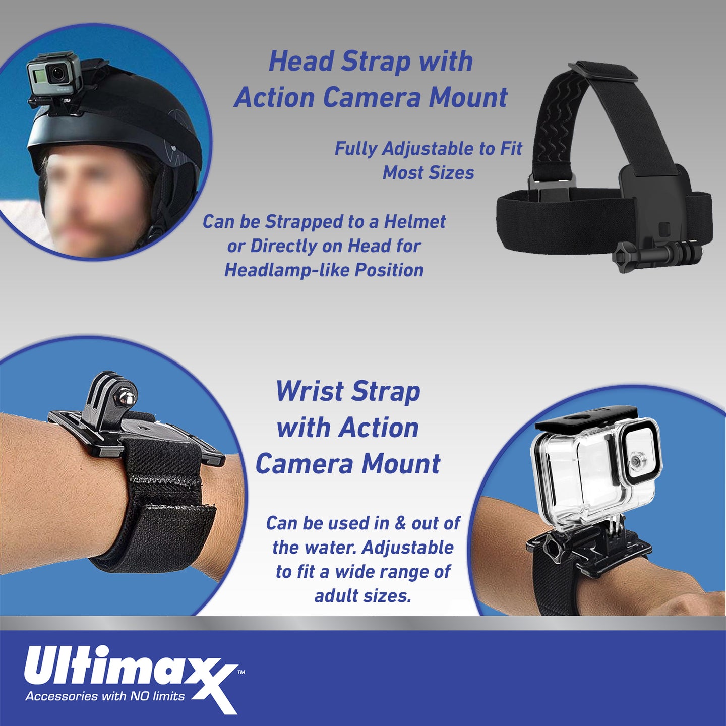 Ultimaxx Advanced GoPro Hero 12 Bundle - Includes: 3x Replacement Batteries, Dual USB Charger, Carry Case & More (26pc Bundle)