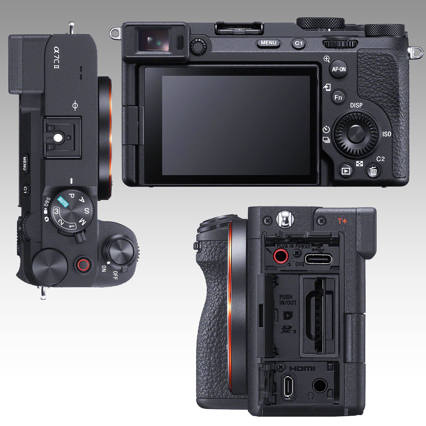 Ultimaxx Advanced Sony a7C II Mirrorless Camera Bundle (Black - Body Only) - Includes: 64GB Extreme Memory Card, Replacement Battery & Much More (21pc Bundle)